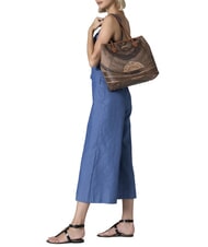 GATTINONI PLANETARIUM Sac de courses moyen bronzage monochrome - Sacs pour Femme - 5