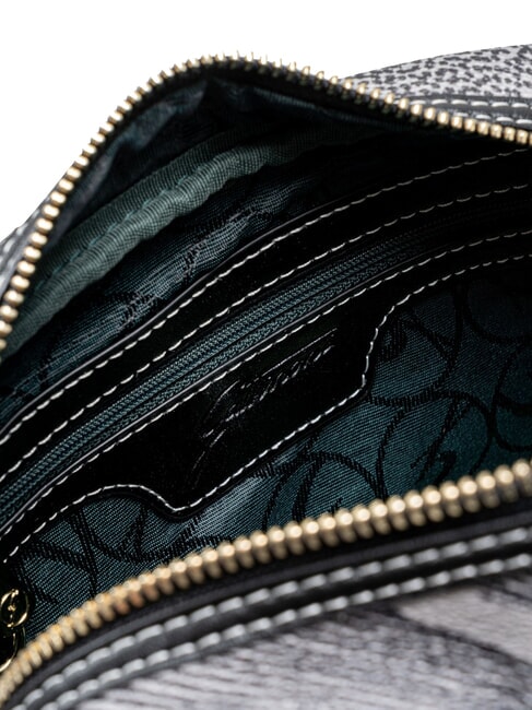 PLANETARIUM Sac &agrave; bandouli&egrave;re avec poche monochrome noir/noir - Sacs pour Femme