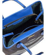 GATTINONI PLANETARIUM Sac de courses moyen planétaire/bluette - Sacs pour Femme - 4