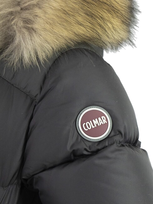 E-CONCRETE Doudoune &agrave; capuche volcan noir - B&eacute;b&eacute; Vestes