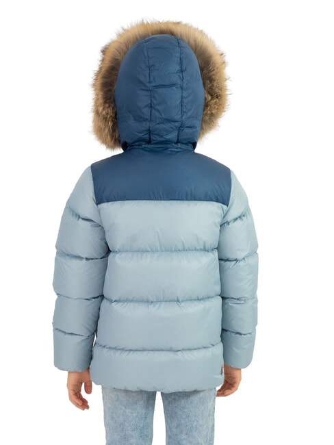 E-CONCRETE KIDS Doudoune &agrave; capuche polaire/bleu fonc&eacute;/fonc&eacute; - B&eacute;b&eacute; Vestes