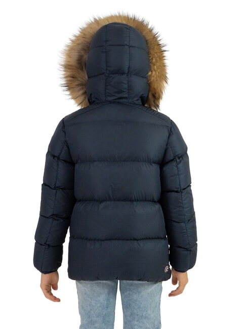 E-CONCRETE Doudoune &agrave; capuche bleu marine - B&eacute;b&eacute; Vestes