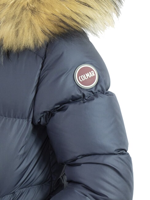 E-CONCRETE Doudoune &agrave; capuche bleu marine - B&eacute;b&eacute; Vestes