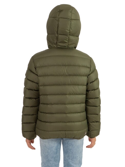 E-CONCRETE KIDS Doudoune courte &agrave; capuche bleu marine buisson - B&eacute;b&eacute; Vestes