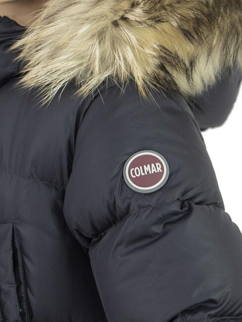 E-CONCRETE Doudoune &agrave; capuche volcan noir - B&eacute;b&eacute; Vestes