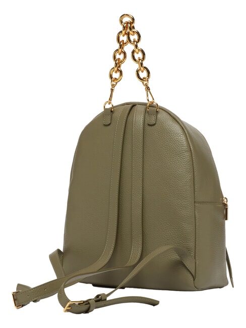 FENIX Sac à dos moyen en cuir vert laurier - Sacs pour Femme