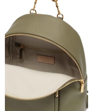 COCCINELLE FENIX Sac à dos moyen en cuir vert laurier - Sacs pour Femme - 5