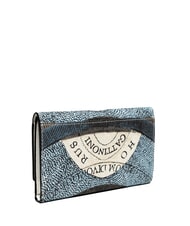 GATTINONI PLANETARIUM Portefeuille moyen à rabat lune/blanc - Portefeuilles Femme - 3