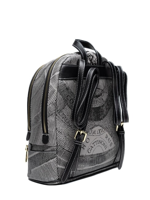PLANETARIUM Sac à dos moyen monochrome gris clair/noir - Sacs pour Femme