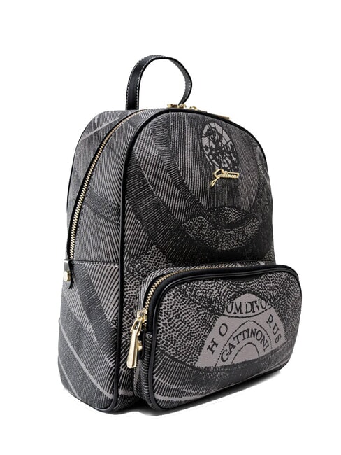PLANETARIUM Sac à dos moyen monochrome gris clair/noir - Sacs pour Femme