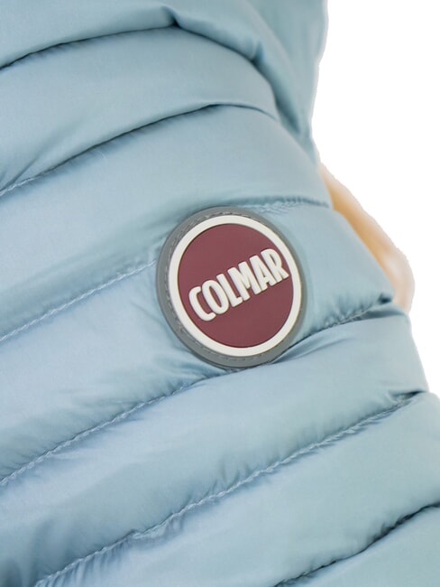 DELUXE Veste matelass&eacute;e de poids moyen avec capuche acier noir polaire - Doudounes femme