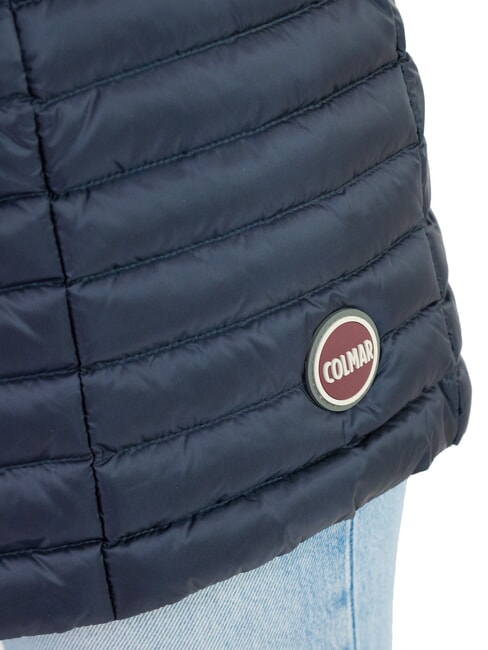 PUNKY Gilet long et léger sans manches bleu marine - Gilet femme