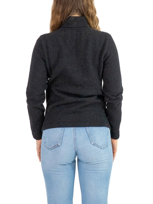 SCI PURE Sweat-shirt thermique à col montant et fermeture éclair intégrale noir - Sweat-shirts pour femmes