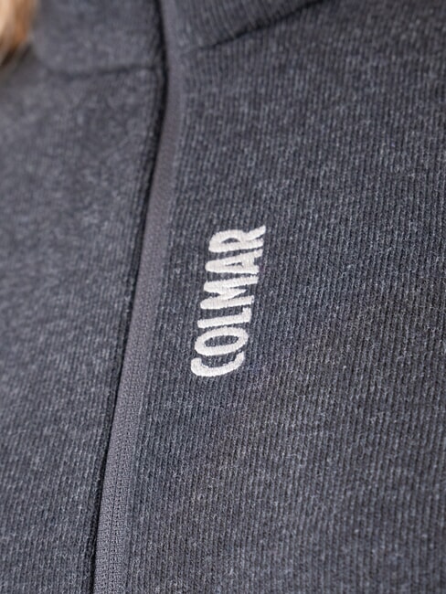 SCI PURE Sweat-shirt thermique à col montant et fermeture éclair intégrale noir - Sweat-shirts pour femmes