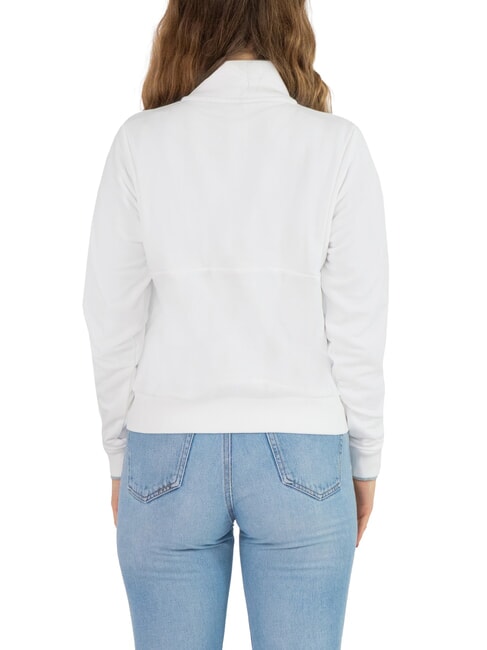 CONNECTIVE Sweat col montant enti&egrave;rement zipp&eacute; blanc - Sweat-shirts pour femmes