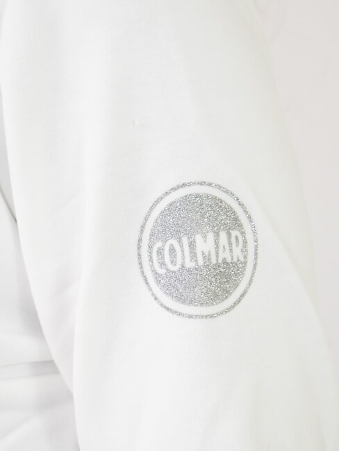 CONNECTIVE Sweat col montant enti&egrave;rement zipp&eacute; blanc - Sweat-shirts pour femmes