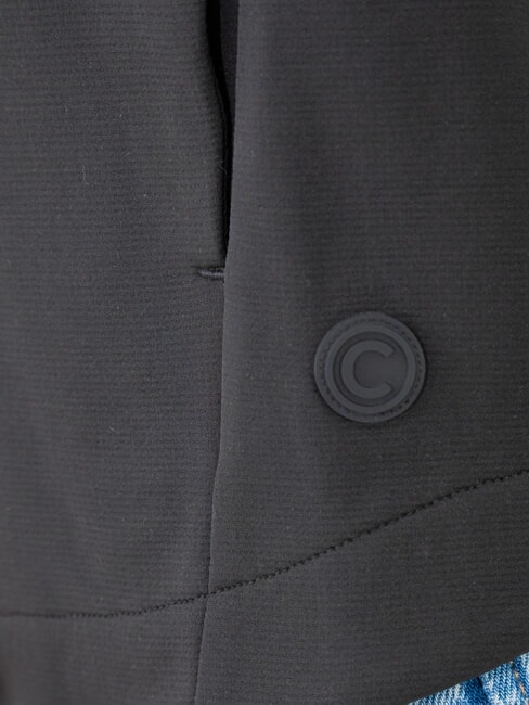 COMMUTER Sweat-shirt femme col montant avec zip noir - Sweat-shirts pour femmes