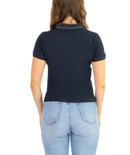 COLMAR MONDAY Polo femme avec d&eacute;tails paillet&eacute;s, coupe slim bleu marine - chemise polo - 3