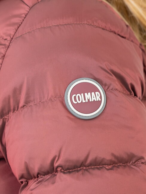 DELUXE Doudoune avec capuche en fourrure brun foncé-foncés - Doudounes femme