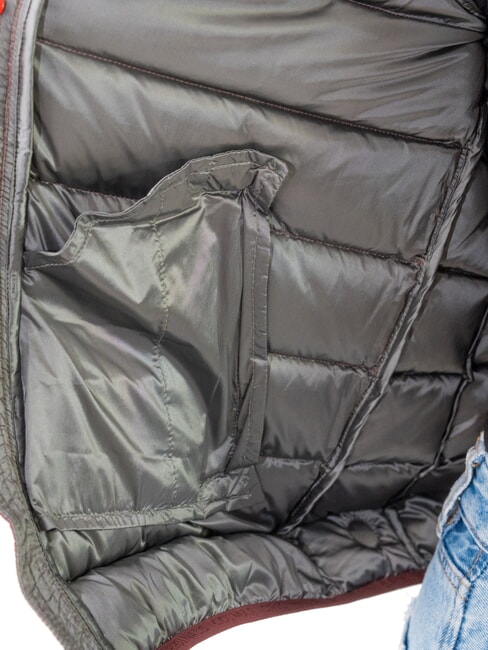 DELUXE Doudoune avec capuche en fourrure brun foncé-foncés - Doudounes femme