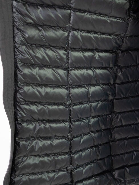 PURENESS Doudoune longue à capuche noir - Doudounes femme