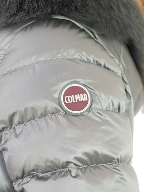 FRIENDLY Doudoune mi-longue avec capuche acier foncé-acier foncé - Doudounes femme