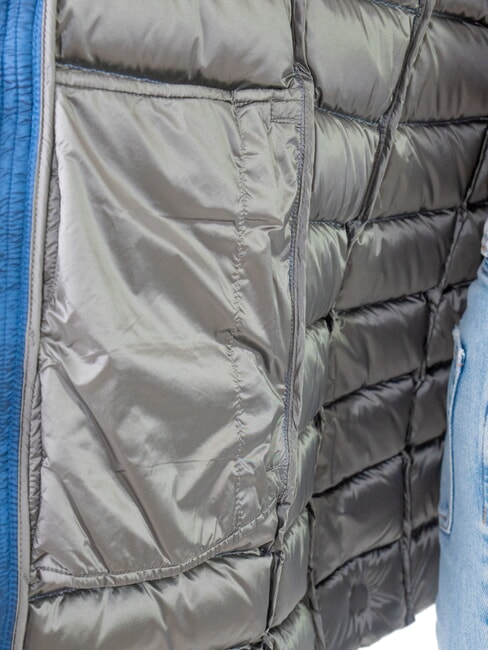 DELUXE Doudoune femme avec capuche en fourrure darkoxford-darkste - Doudounes femme