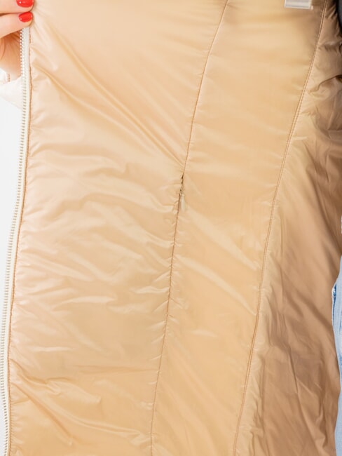 DELUXE Doudoune longue réversible à capuche encens-arizona - Doudounes femme