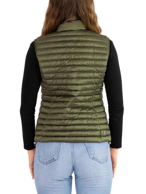 DELUXE Gilet matelassé à col montant boue noire - Gilet femme