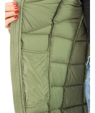 COLMAR CAPTION Doudoune longue à capuche pour femme boue - Doudounes femme - 4