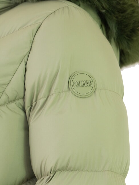 CAPTION Doudoune longue à capuche pour femme boue - Doudounes femme