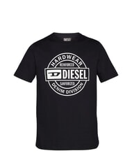 DIESEL T-JUST T-shirt en coton noir - T-shirt - 3