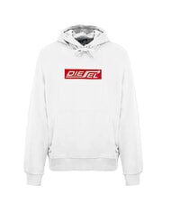 DIESEL S-GINN Sweatshirt à capuche blanc - Pulls molletonnés - 3