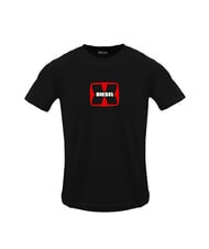 DIESEL T-DIEGOR T-shirt en coton noir - T-shirt - 3