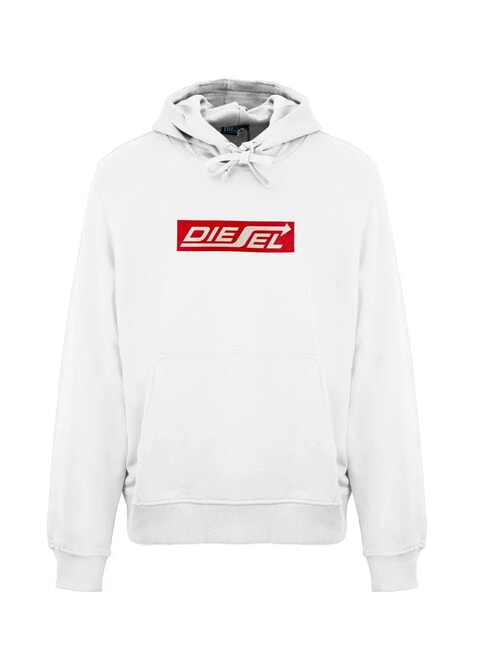 S-GINN Sweatshirt &agrave; capuche blanc - Pulls molletonn&eacute;s