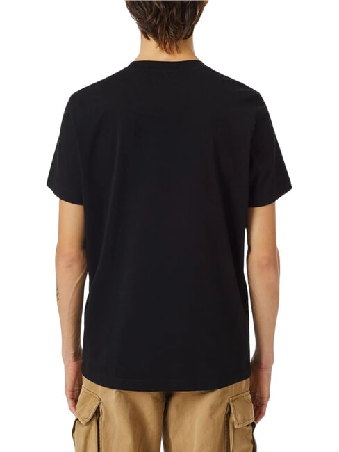 T-DIEGOR T-shirt en coton noir - T-shirt