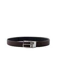 CERRUTI DOUBLE Ceinture en cuir réversible et raccourcissable - Ceintures