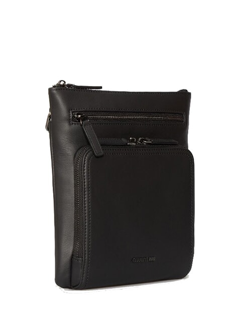 RORY Sac en cuir lisse noir - Sacs en Bandoulières pour Homme