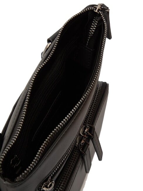 RORY Sac en cuir lisse noir - Sacs en Bandoulières pour Homme