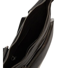 CERRUTI MADDOX Sac plat multi-poches en cuir noir - Sacs en Bandoulières pour Homme - 4