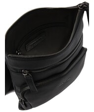 CERRUTI MADDOX Sac plat multi-poches en cuir noir - Sacs en Bandoulières pour Homme - 6