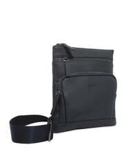 CERRUTI MADDOX Sac plat multi-poches en cuir bleu - Sacs en Bandoulières pour Homme - 2