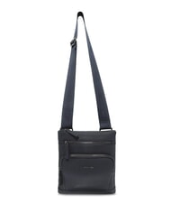 CERRUTI MADDOX Sac plat multi-poches en cuir bleu - Sacs en Bandoulières pour Homme - 5