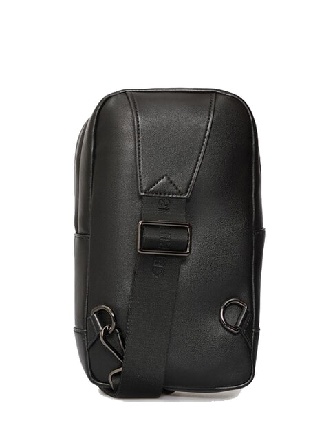 BRAD Sac en cuir noir - Sacs en Bandoulières pour Homme