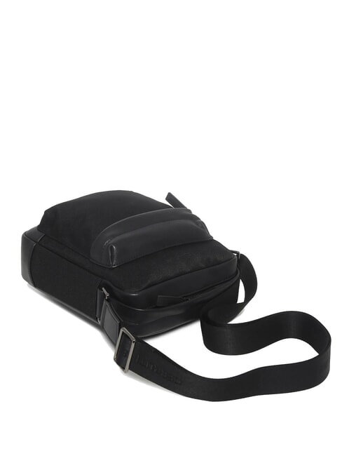 BRAD Sac en cuir et nylon noir - Sacs en Bandoulières pour Homme