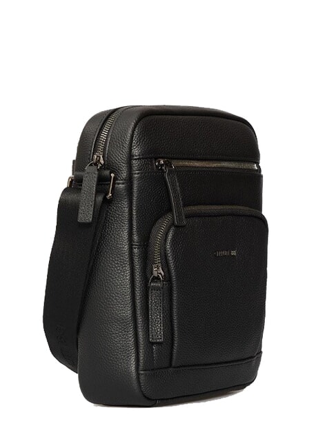 MADDOX Sac en cuir multi-poches noir - Sacs en Bandoulières pour Homme