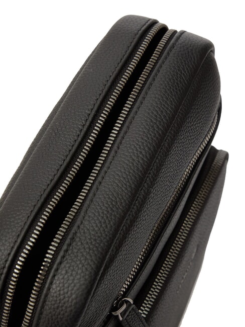 MADDOX Sac en cuir multi-poches noir - Sacs en Bandoulières pour Homme