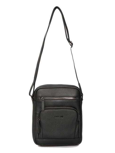 MADDOX Sac en cuir multi-poches noir - Sacs en Bandoulières pour Homme