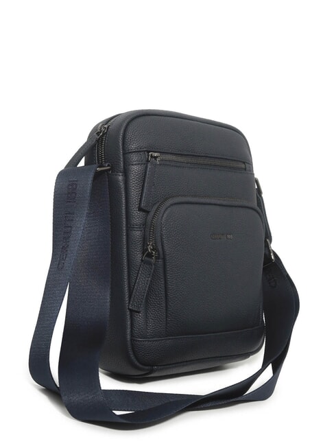 MADDOX Sac en cuir multi-poches bleu - Sacs en Bandoulières pour Homme