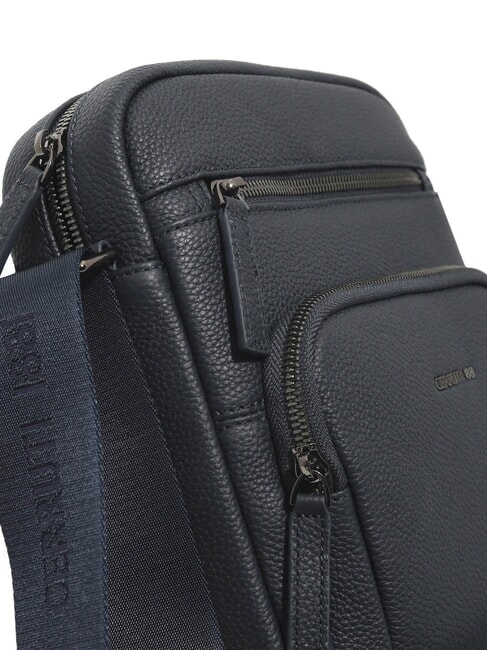 MADDOX Sac en cuir multi-poches bleu - Sacs en Bandoulières pour Homme